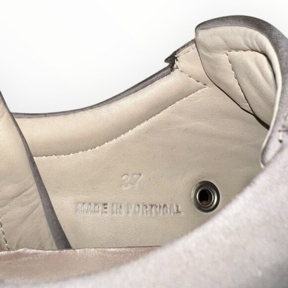 WANT Les Essentiels designer LEATHER PLATFORM Brown White sneakers shoes 6.5 37 - Picture 7 of 7
